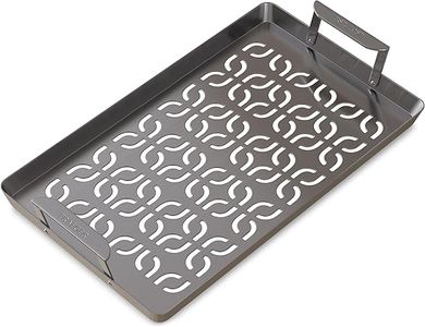 Traeger ModiFIRE Stainless Steel Grill Tray: Durable tray for grilling small foods (shrimp, veggies, meatballs)
