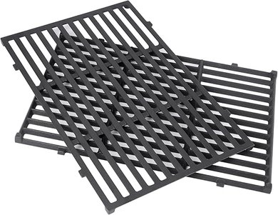 QuliMetal Cast Iron Grill Grates for Weber Spirit & Genesis Grills (Fits various models)