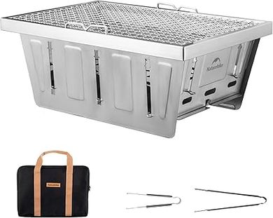 Naturehike IGT Portable Charcoal Grill with Tongs & Bag 
