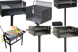 commercial charcoal grill