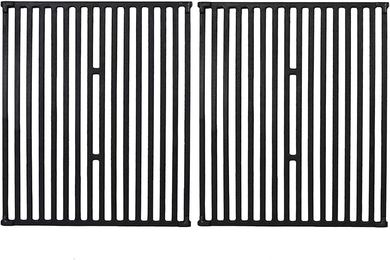 Cast Iron Grill Grates (2-pack, 15" x 12.75") for Broil King & Other Gas Grills
