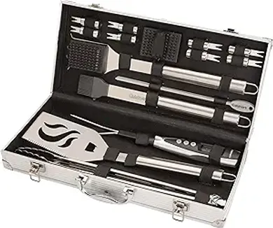 Cuisinart 20-Piece Deluxe Grill Tool Set with Aluminum Case
