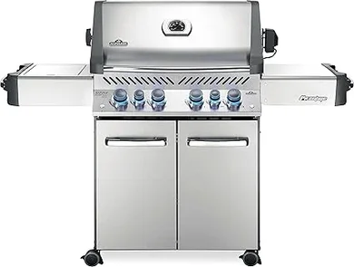 Napoleon Prestige 500 RSIB Propane Grill: Stainless Steel, Infrared Side & Rear Burners