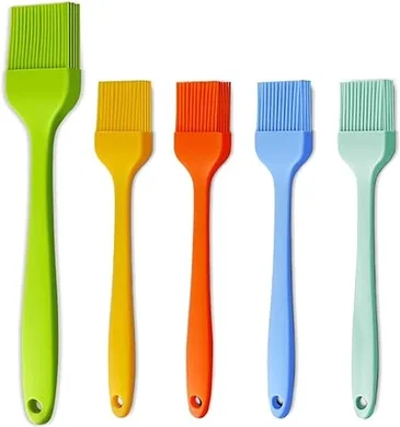 Silicone Pastry Brush: Dishwasher-safe, food-grade brush for basting meats, pastries, and more.