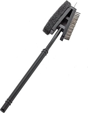 Stainless Steel BBQ Grill Tool Set: Tongs, Spatula, Fork & Grill Brush