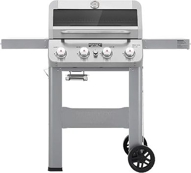 Monument Mesa400MF: 4-Burner Stainless Steel Gas Grill with ClearView Lid
