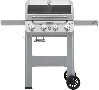 Monument Mesa400MF: 4-Burner Stainless Steel Gas Grill with ClearView Lid