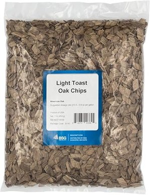 Light Toast American Oak Wood Chips (1 lb)