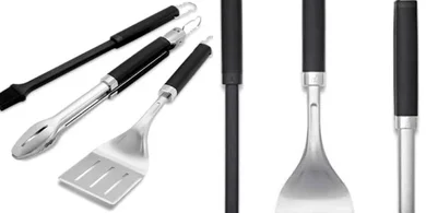 Weber Precision Grilling Tool Set: Stainless Steel