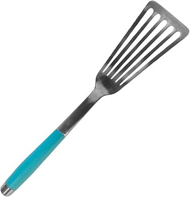 Toadfish Ultimate Nonstick Fish Spatula: Stainless Steel, Slotted Turner for Grilling & Cooking.