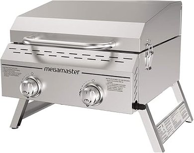 Megamaster Premium 2-Burner Stainless Steel Grill