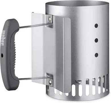 Weber Rapidfire Chimney Starter: Compact Charcoal Grill Accessory