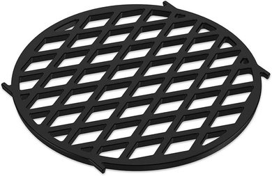 Charkettle Cast Iron Sear Grate Replacement for Weber Charcoal Grills (11.8 Inch)