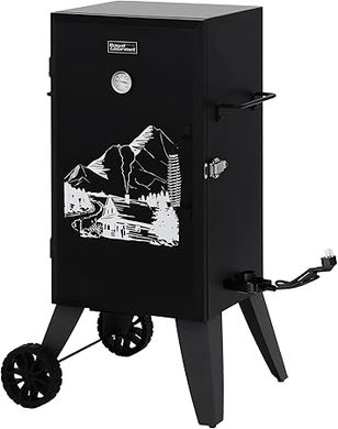 Royal Gourmet 28-Inch Electric Smoker with 3 Grates & Adjustable Temperature 
