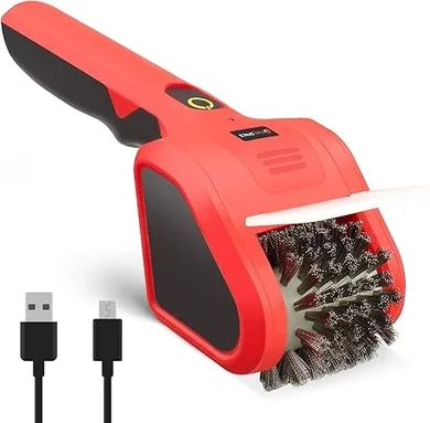 TOOLSPACE Cordless Grill & Kitchen Cleaner: 2-in-1 Electric Scrub Brush with Rotating Heads