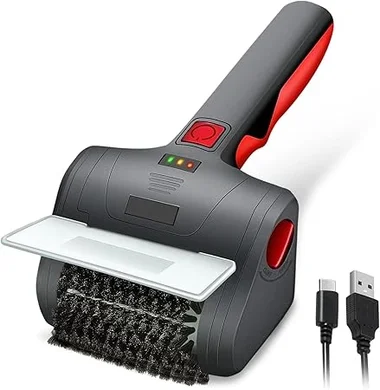Auto Dynasty Cordless Grill Brush: Powerful, Rechargeable, Rotating Head, Type-C Charging.