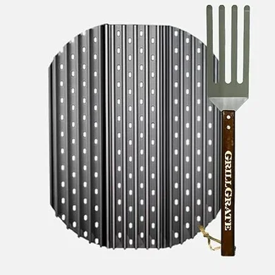 GrillGrate for 22" Weber & Napoleon Kettles: Hard-Anodized Aluminum, 20" Panels