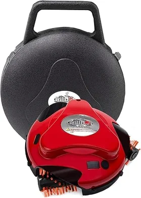 Grillbot: Automatic Grill Cleaner with Nylon Brushes (Red, w/Case)