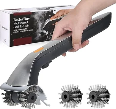 SteamClean Grill Brush: Self-Cleaning BBQ Tool for Grill Masters